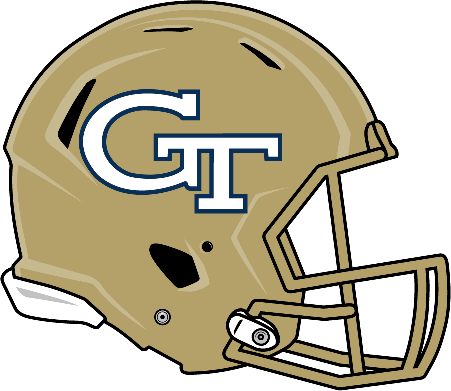 Georgia Tech Yellow Jackets 2019-2020 Helmet diy iron on heat transfer
